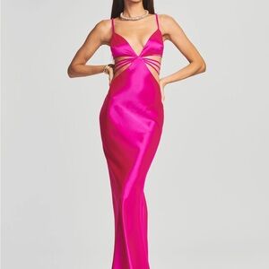 Retrofete Pink Strappy Dress